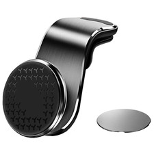 Support Magnétique Téléphone Portable Voiture Montage Aimant Grille Aération GPS