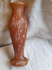 Vase Mamoréen orange  signé