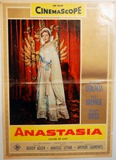 ANASTASIA - 1956 - A.LITVAK - 48,5 x 70  cm  - affichette italienne - USA / FOX