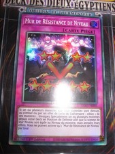 YU-GI-OH! SUPER RARE MUR DE RESISTANCE DE NIVEAU EGO1-FR005 NEUF FRANCAIS
