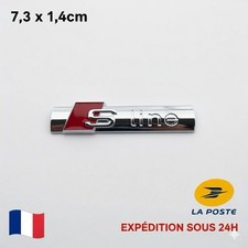 Badge Monogramme S line chrome