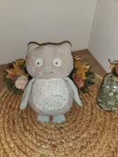 DOUDOU ARTHUR ET LOLA BEBISOL Doudou Hibou Bleu Gris Etoile Chouette 20 Cm, B2