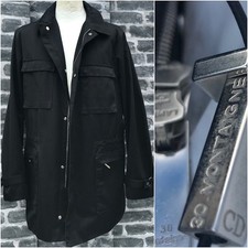 Rare & Great Dior Homme Hedi Slimane SS03 Zipped Pockets Drawstring Trench Coat