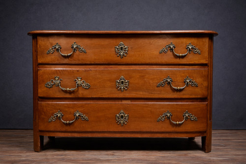 Commode ancienne galbée - , en