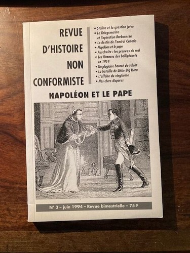 Revue histoire non - revue, d'histoire