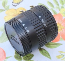 2 bagues allonge macro / tubes d'extension monture Canon AF 31 et 21 mm.