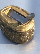 cendrier vintage à clapet sur pied (sans pied)