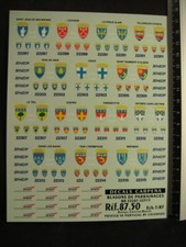 DECALS TRAIN 1/87 BLASONS DE PARRAINAGE DIVERS BB 22287 - 22315 - CARPENA  8750