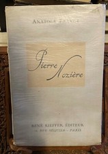 Anatole France: Pierre Nozière, eaux fortes - 1925 René Kieffer, vélin, numéroté
