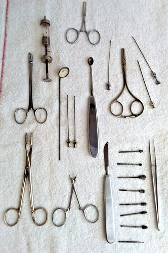 Lot anciens objets matériel - d'anciens,