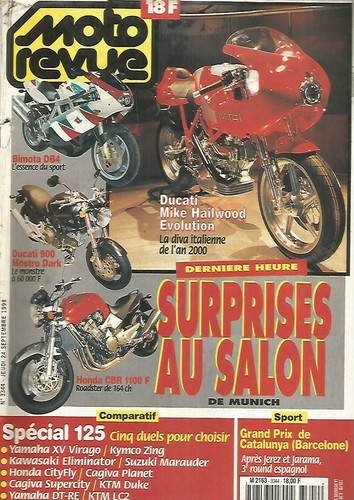 Moto revue 3344 bimot - n°3344,