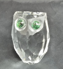 figurine petit hibou chouette en cristal