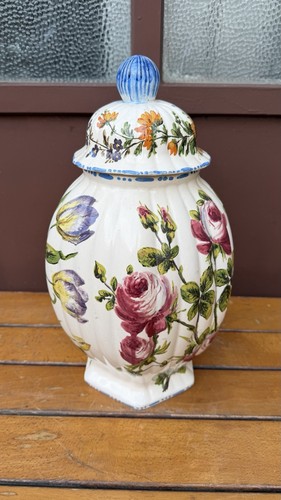 Vase céramique peint - , à