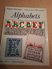 livre Alphabets point de croix Régine DESFORGES & Geneviève DORMANT