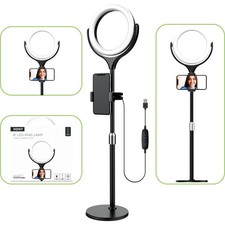 XQISIT USB LED Anneau de Lumière Trépied Fotolicht Studio-Licht Lampe Selfie
