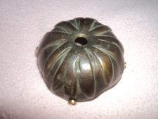 GRIFFE  BRONZE TULIPE PATE DE VERRE DAUM MULLER LAMPE LUSTRE ART DECO/NOUVEAU 