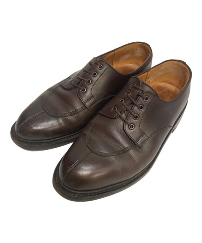 Weston tip leather shoes - u-tip,