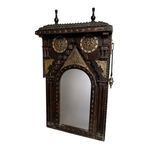 Miroir style syrien bois