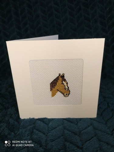 Jolie carte tête cheval - carte,