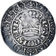 [#1155761] Coin, France, Jean II le Bon, Gros blanc à la couronne, 1357, VF