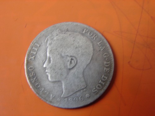 Espagne peseta 1896 - espagne., 1