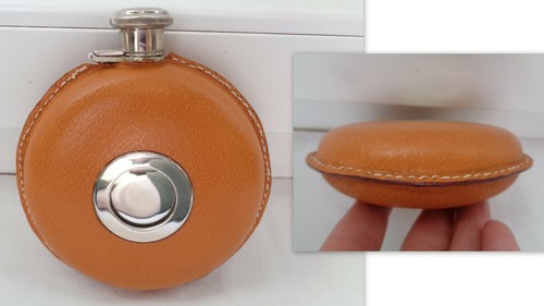 Flasque cuir et metal - et,