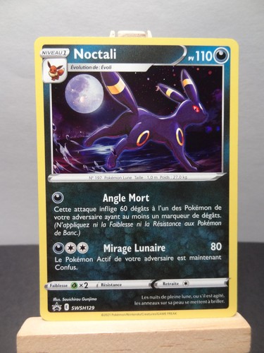 Carte pokémon noctali - carte,