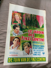 affiche belge - LE JARDIN DES FINZI CONTINI- Helmut Berger-Fabio Testi - De Sica