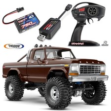 Traxxas TRX97044-1-BRWN TRX-4M Ford F150 4x4 Levé Brun 1/18 Crawler RTR