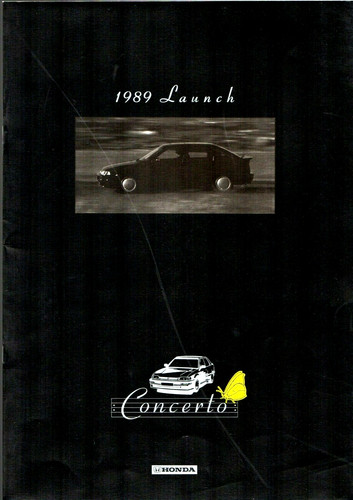 Honda concerto 1989 uk - 1989,