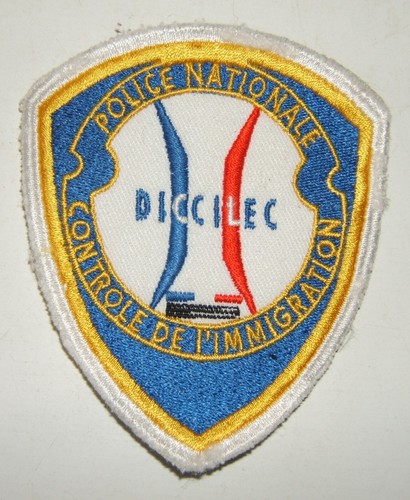 Insigne tissu police - tissu, nationale