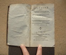 Livre ancien XVIIIe. Histoire