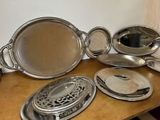 LOT DE PLATS INOX DIVERS PLAT PLATEAU 