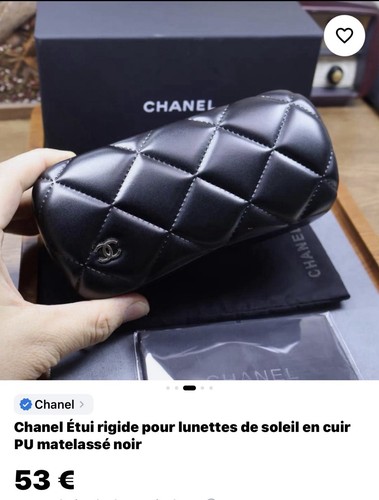 Chanel étui rigide matelassé - chanel,