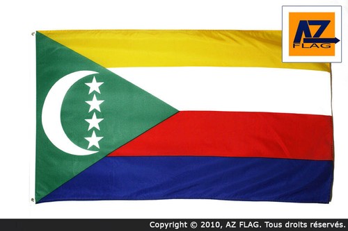 Drapeau comores 90x60cm - drapeau,