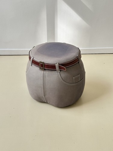 Poufs trompe œil jeans - l’œil,
