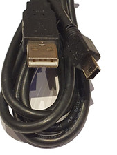 CABLE CORDON USB 2.0 Type A male vers MINI B USB male | 1,70M | Noir | Neuf