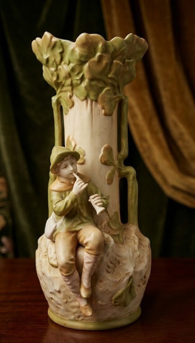 Vase art nouveau royal dux - vase,