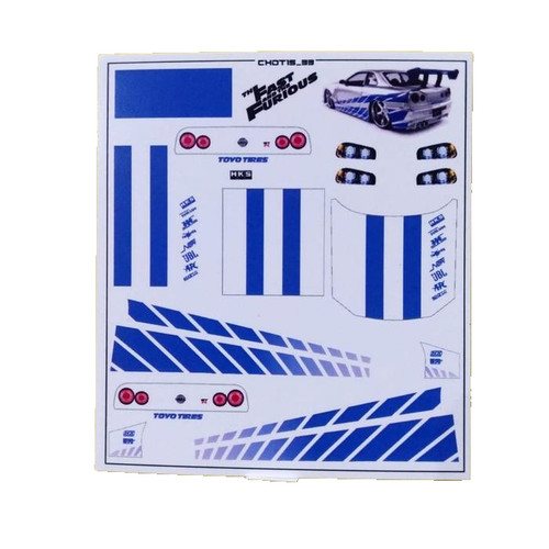 Decal hot wheels nissan - hot,