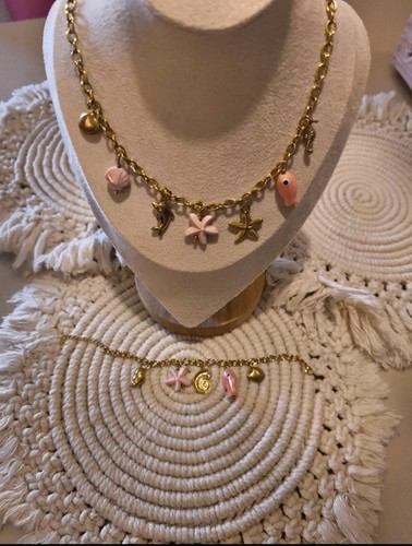 Parure collier bracelet - collier,