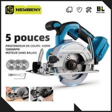 5" Scie circulaire sans fil électrique avec 3 lames pour batterie Makita 18V