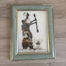 CADRE TABLEAU AILES DE PAPILLONS Thème FEMME AFRICAINE