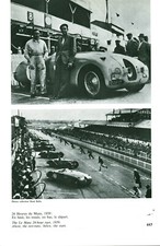 Publicité ancienne voiture Bugatti 1983 - 24 Heures du Mans issue du livre 