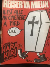 REVUE HUMOUR HARA KIRI HORS SERIE MORT REISER  1983 TEXTES ET DESSINS