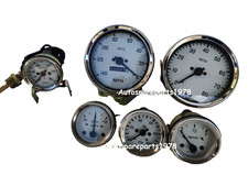 SMITHS Kit 100mm Speedo 140-0MPH+0-80RPM+52mm Température Fioul Amp Jauge Wc