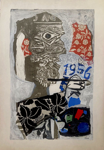 Antoni clavé lithographie - clavé,