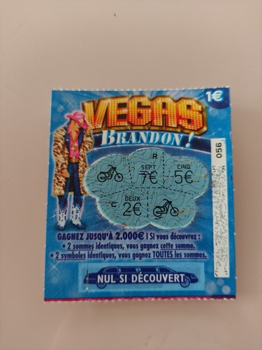 Ticket vegas brandon fdj - ticket,