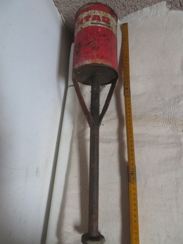 Ancien bidon boîte - bidon, graisse