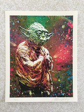 C215 (Christian Guémy) - Green Yoda - Digigraphie signée et numérotée xx/50