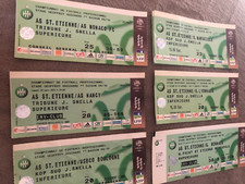 1 TICKET au Choix )) ASSE ST ETIENNE 2009/2010 ASM OL OM NANCY BOULOGNE